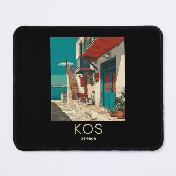 Item preview, A Vintage Travel Art of Kos - Greece designed and sold by GoodOldVintage.