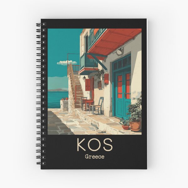 Item preview, A Vintage Travel Art of Kos - Greece  designed and sold by GoodOldVintage.