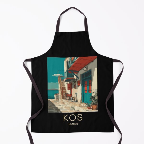 Item preview, A Vintage Travel Art of Kos - Greece  designed and sold by GoodOldVintage.
