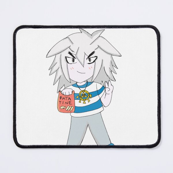 Item preview, cute Bakura chibi with chips patatine designed and sold by RozenNeige.