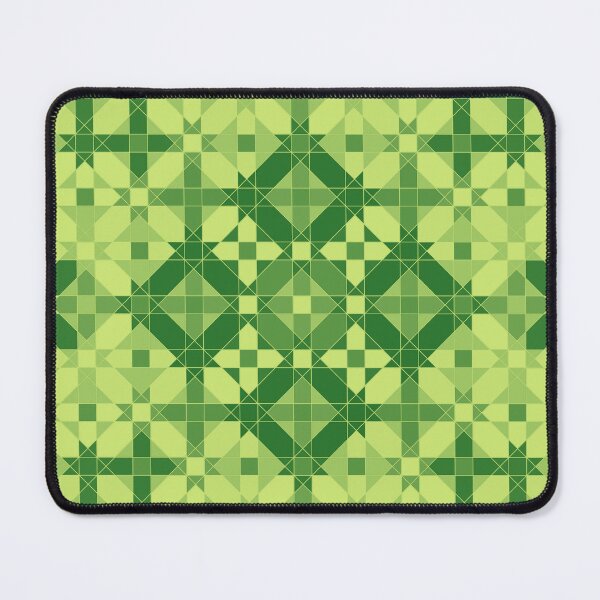 Item preview, Green Garden Mosaic – Moroccan-Inspired Geometric Tile Art designed and sold by Tarjiart.