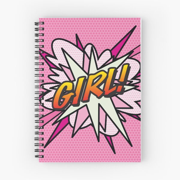 Item preview, GIRL Pink Cute Comic Book Fun Superhero Graphic designed and sold by theimagezone.