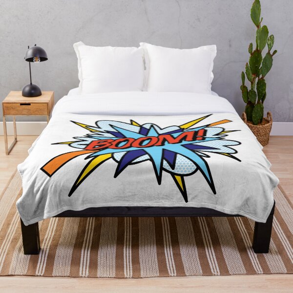 Item preview, BOOM Comic Book Flash Pop Art Modern Fun Retro designed and sold by theimagezone.