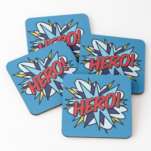 Item preview, HERO Comic Book Pop Art Modern Fun Retro designed and sold by theimagezone.