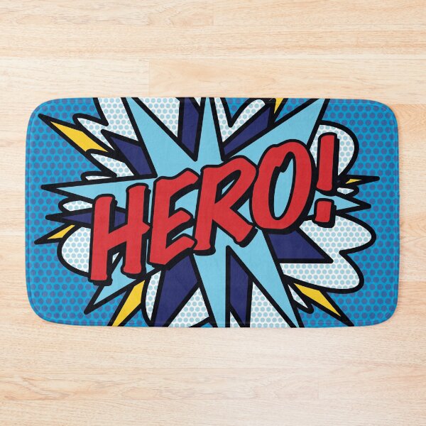 Item preview, HERO Comic Book Pop Art Modern Fun Retro designed and sold by theimagezone.