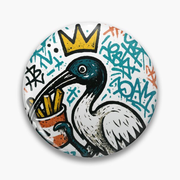 Item preview, Bin Chicken Royalty designed and sold by STATICDUST.