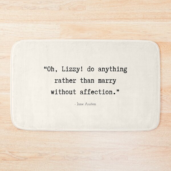 Item preview, A Quote about First Love by Jane Austen designed and sold by Poemit.