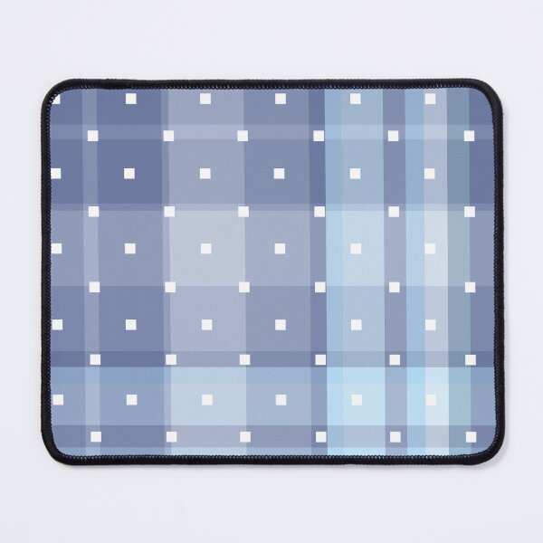 Item preview, Desert Varnish Plaid Periwinkle Blue White Square Dots 1 designed and sold by Art in My Loft.