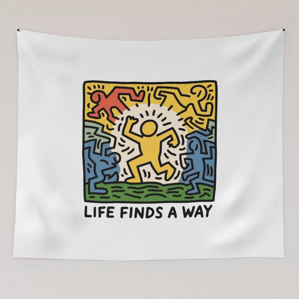 Item preview, Life Finds a Way, perseverance, life, growth, funnyfits70, Humor, Funny, retro, vintages, funny quotes, animal humor, designed and sold by FunnyFits70.