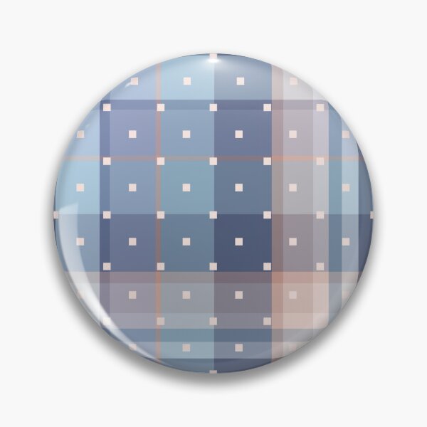 Item preview, Desert Varnish Plaid Sky Blue Cream Square Dots 1 designed and sold by Art in My Loft.