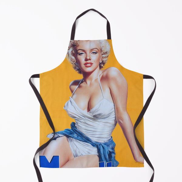 Item preview, Classic Marilyn Pose – Vintage Glamour in Blue and White designed and sold by djovan.