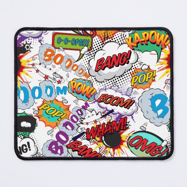 Item preview, Comic Book Fun Shout Outs Pop Art Typographic Cartoon Design designed and sold by theimagezone.