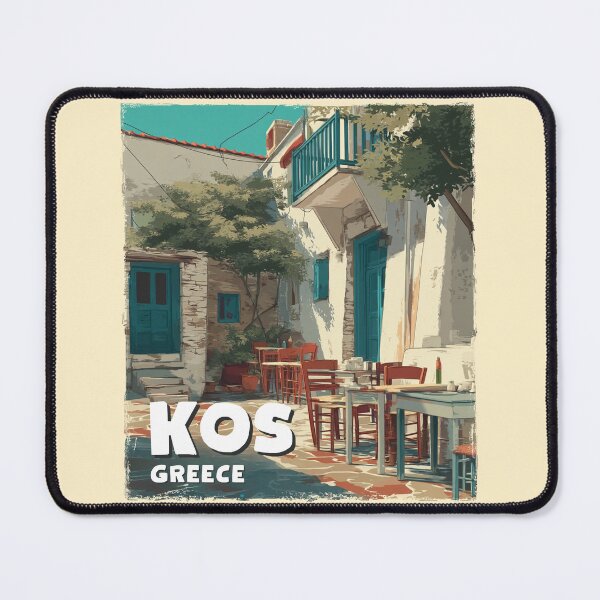 Item preview, A Vintage Travel Art of Kos - Greece  designed and sold by GoodOldVintage.
