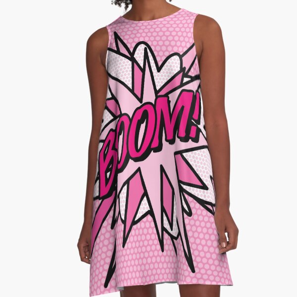 Item preview, BOOM Pink Comic Book Pop Art Modern Fun Retro designed and sold by theimagezone.