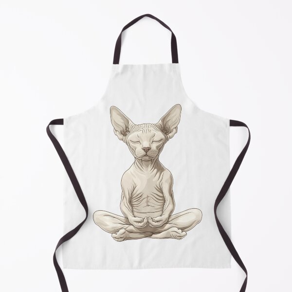 Item preview, charm of meditating hairless Sphynx cat with soft designed and sold by wonderisland.