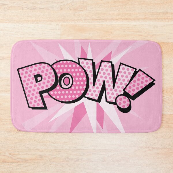 Item preview, POW Pink Comic Book Sans Flash Pop Art Trendy Fun designed and sold by theimagezone.