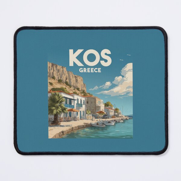 Item preview, A Vintage Travel Art of Kos - Greece designed and sold by GoodOldVintage.