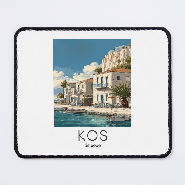 Item preview, A Vintage Travel Art of Kos - Greece designed and sold by GoodOldVintage.