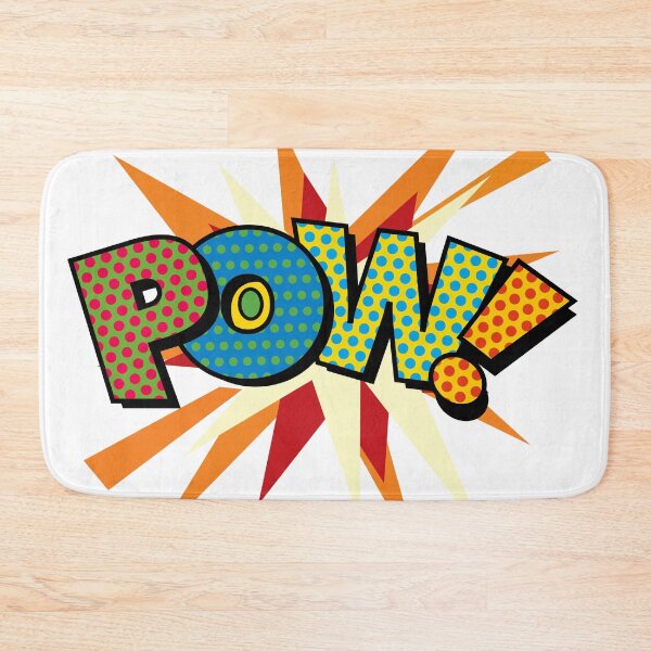 Item preview, POW Comic Book Sans Flash Colorful Pop Art Trendy Fun designed and sold by theimagezone.