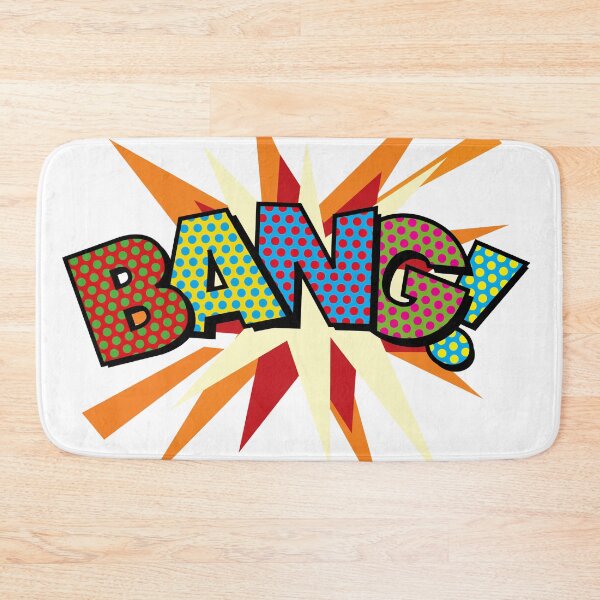 Item preview, BANG Comic Book Sans Flash Colorful Pop Art Trendy Fun designed and sold by theimagezone.