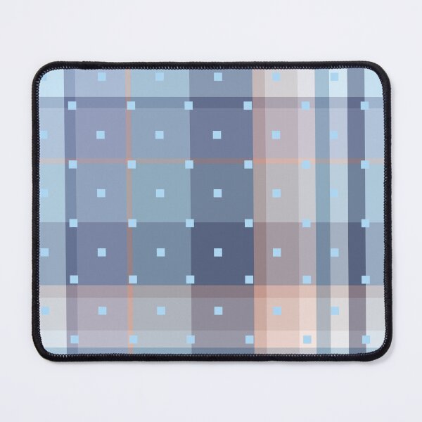 Item preview, Desert Varnish Plaid Sky Blue with Blue Square Dots 1 designed and sold by Art in My Loft.