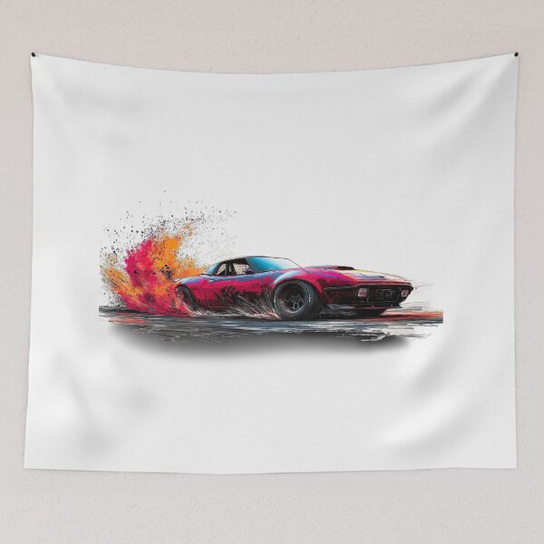 Item preview, retro supercar designed and sold by Kalsaver.