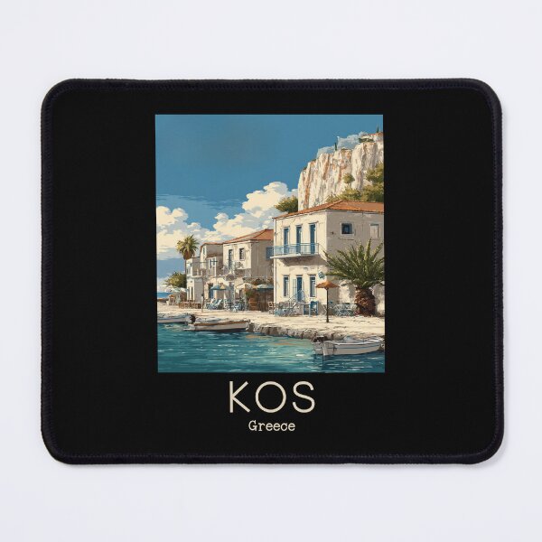 Item preview, A Vintage Travel Art of Kos - Greece designed and sold by GoodOldVintage.