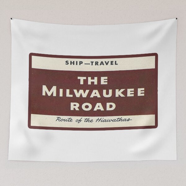 Item preview, Vintage The Milwaukee Road - Ship and Travel the Milwaukee Road designed and sold by QuayTradingCo.