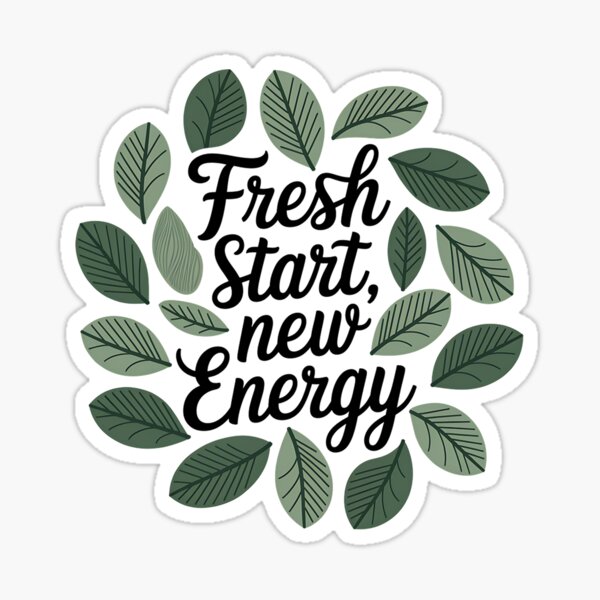 Item preview, Fresh Start New Energy Leaf Circle designed and sold by DaffodilDreamer.