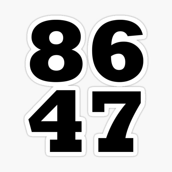 Item preview, 86 47 Anti-Trump Subtle Anti Trump 8647 Gear designed and sold by DynamicDesign.