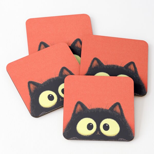 Item preview, Cat Looking Innocently From Simple Pastel Colored Frame designed and sold by Piotrek0001.
