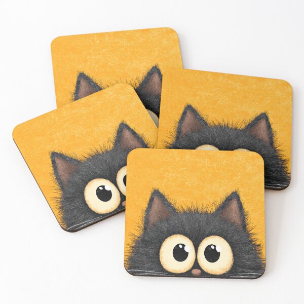 Item preview, Cute Whiskered Cat With Expressive Bright Eye Reflection designed and sold by Piotrek0001.