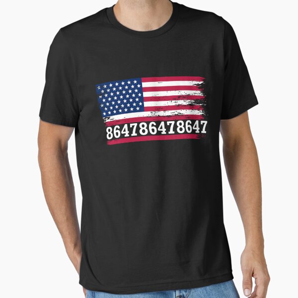 Item preview, 86 47 American Flag 8647 Subtle Anti Trump Gear designed and sold by DynamicDesign.
