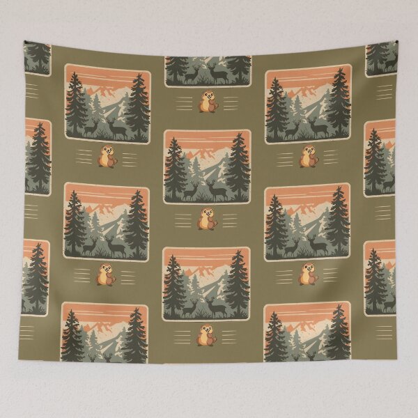 Item preview,   Wildlife Trees Outdoors Nature Retro designed and sold by box-artshop.