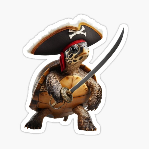 Artikel-Vorschau von Piratentiere * Schildkröte 1, designt und verkauft von Toeffelshop.