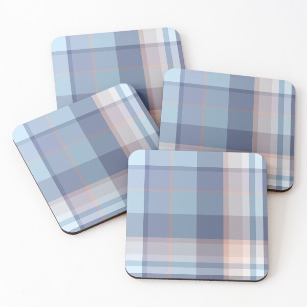 Item preview, Desert Varnish Plaid Sky Blue 1 designed and sold by Art in My Loft.