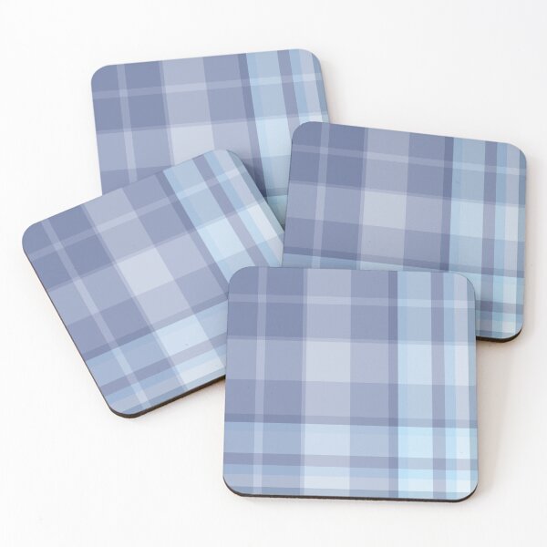 Item preview, Desert Varnish Plaid Periwinkle Blue 1 designed and sold by Art in My Loft.
