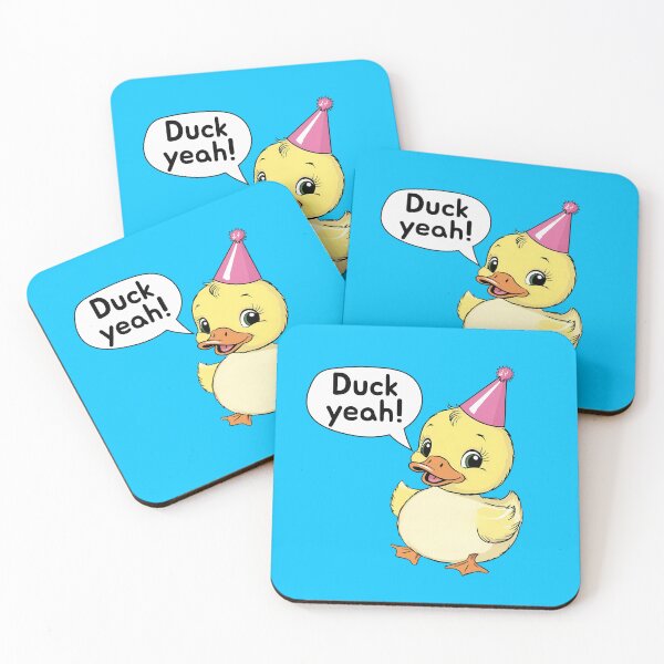 Item preview, Duck Yeah - One Lucky Duck Yellow ducks designed and sold by MiowandMolly.