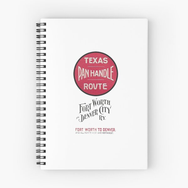 Item preview, Vintage Fort Worth and Denver City Railway - Texas Panhandle Route designed and sold by QuayTradingCo.