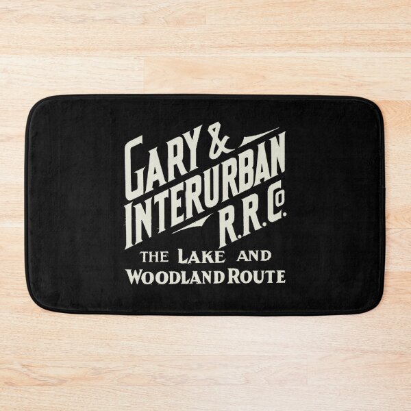 Item preview, Vintage Gary and Interurban Railroad Company - The Lake and Woodland Route designed and sold by QuayTradingCo.