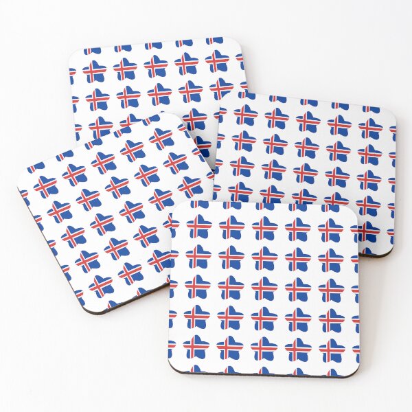 Item preview, Iceland Flag Star Pattern designed and sold by TheIconSmith.
