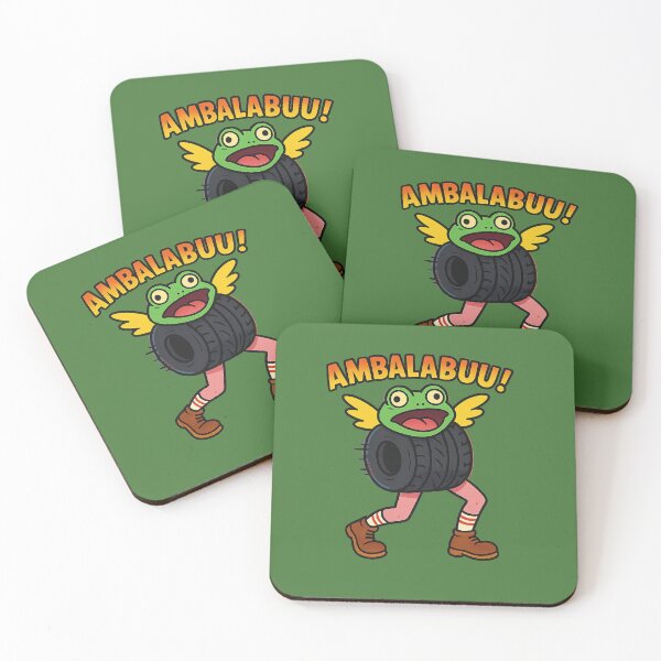 Item preview, Ambalabuu Meme Frog Sticker – Funny Surreal Character in Cartoon Style designed and sold by YuliaHulia.