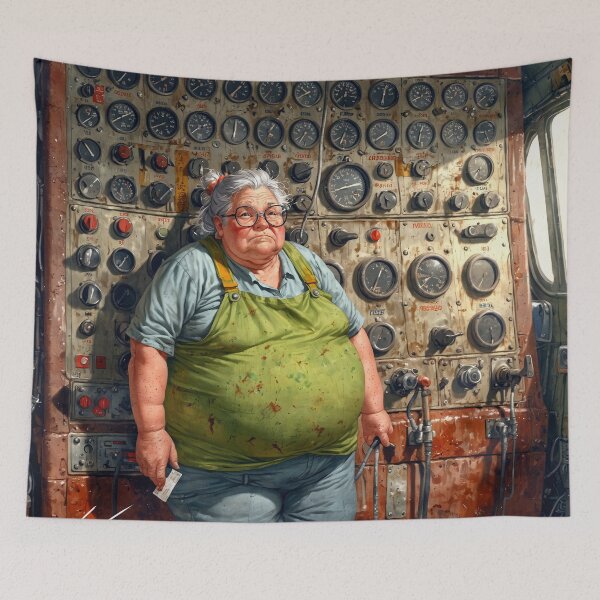 Item preview, The junkyard grandmother.03 designed and sold by Ignacio Junquera.