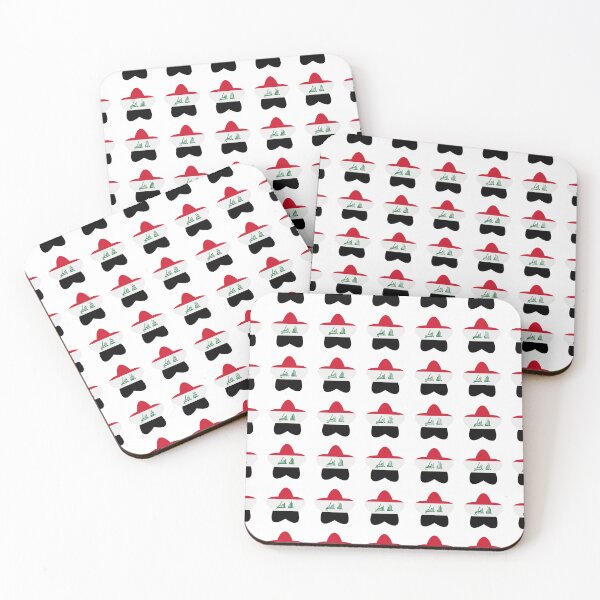 Item preview, Iraq Flag Star Pattern designed and sold by TheIconSmith.