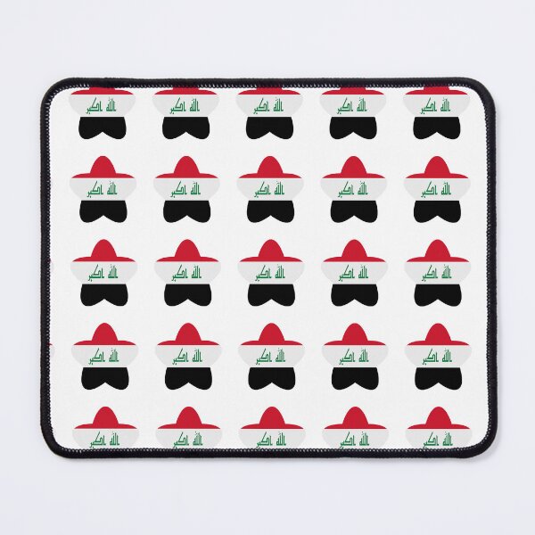 Item preview, Iraq Flag Star Pattern designed and sold by TheIconSmith.