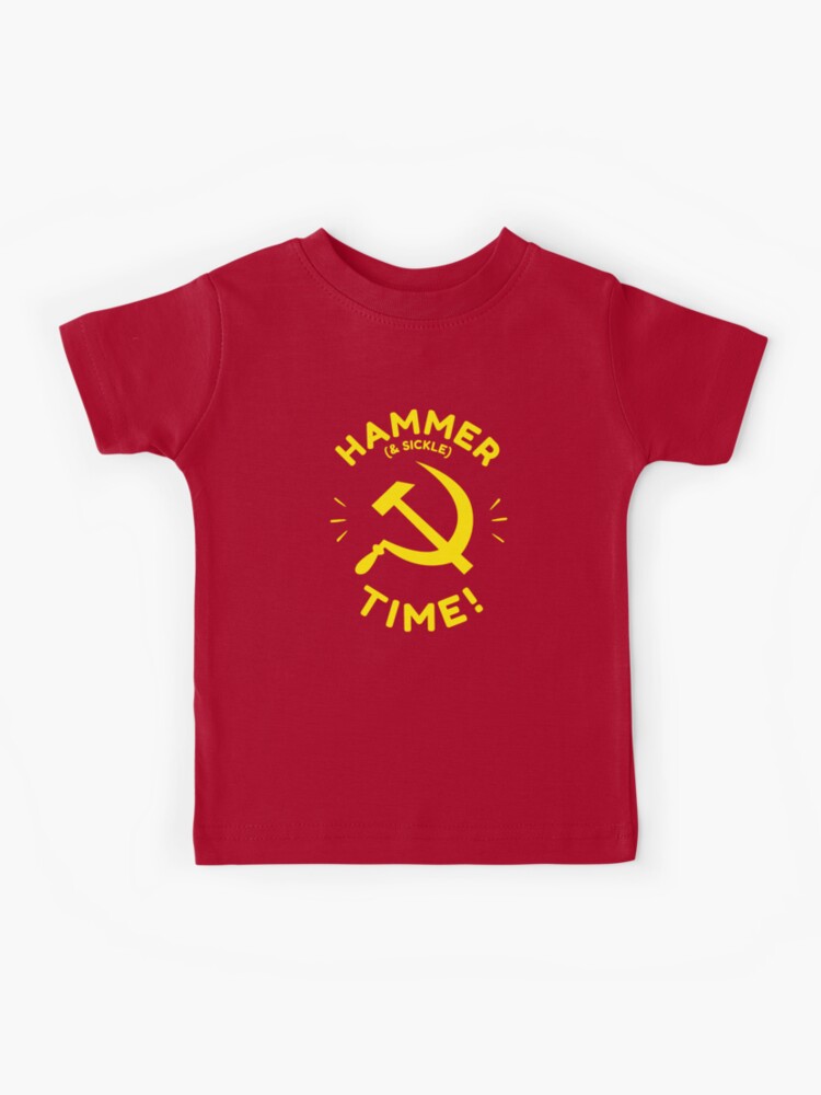 T-shirt Communiste faucille et marteau enfant à petits prix