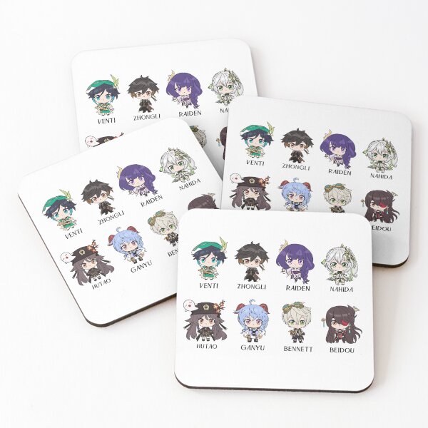Item preview, Chibi Genshin Impact characters designed and sold by chibicrayon.
