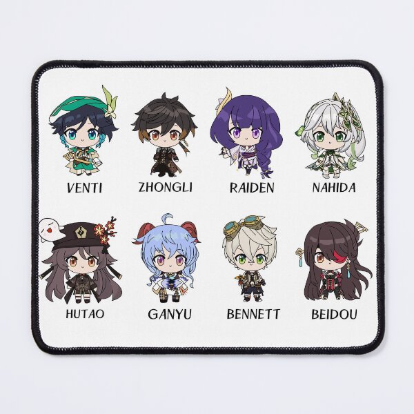 Item preview, Chibi Genshin Impact characters designed and sold by chibicrayon.