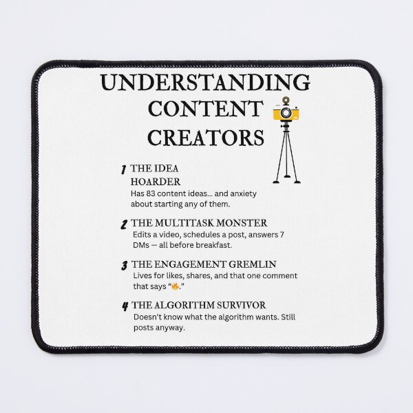 Item preview, Understanding Content Creators – Funny Digital Creator Quotes & Internet Life designed and sold by PsyFlow35.