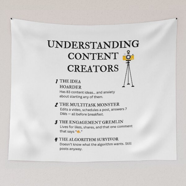 Item preview, Understanding Content Creators – Funny Digital Creator Quotes & Internet Life designed and sold by PsyFlow35.
